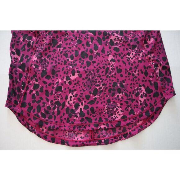 Lululemon 3-Pc Set Sz 6/4 Cheetah Camo Magenta/Purp Sculpt Tank Shorts Sport Bra - Picture 10 of 16